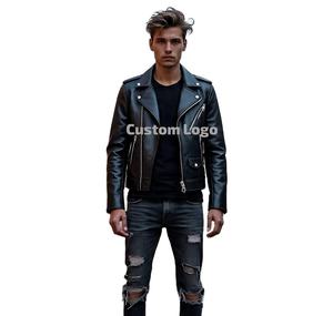 Chaqueta de cuero a medida personalizada Proveedor de moda Fabricante de chaqueta de cuero personalizada para marcas de ropa - Product Image 1