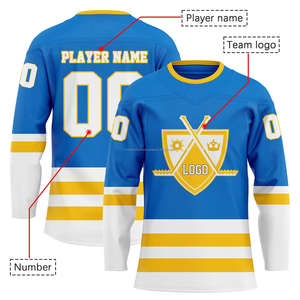 Maillots de hockey sublimés OEM, logo personnalisé, chemise de hockey sur glace, maillot de hockey sur glace - Product Image 6