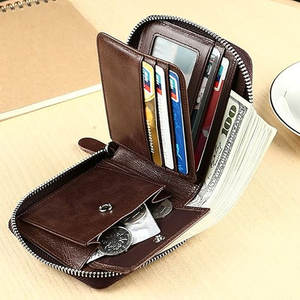 Portefeuille en cuir élégant de service OEM Portefeuille en cuir de conception personnalisée de service OEM - Product Image 3