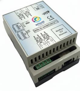 Módulo de Entrada Analógica de 4 Puertos WITTELB WIN-IO-4AIME-MQTT con MQTT sobre TCP Ethernet para Automatización de Edificios y Equipos Industriales - Product Image 1