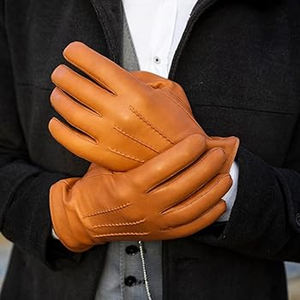 Gants en cuir respirants pour hommes Gants de sécurité Personnalisation Vente chaude Protection complète des doigts Gants de travail - Product Image 4