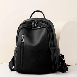 Hot <b>Sale</b> Quality Price Women Leather Backpack <b>Bag</b> Custom Logo Genuine Leather Made Girls Backpack Leather <b>Bag</b> - Product Image 1