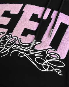 OEM Customizable <b>100</b>% High Quality Men's Classic Pullover Hoodie 280-300 Gsm Fleece (Cotton-<b>Polyester</b> Blend) Digital Lined - Product Image 2