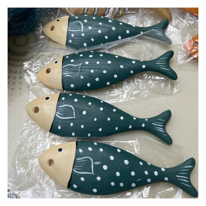 Grand tambour à poisson en bois avec résonance claire pour le chant bouddhiste fabriqué à la main à partir de bois naturel de haute qualité - Product Image 6