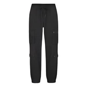 Pantalones de Trabajo Casuales de Negocios para Mujer, de Lona Transpirable de Secado Rápido, con Cierre de Cordón, Lisos, 100% Algodón, Cintura Media - Product Image 1