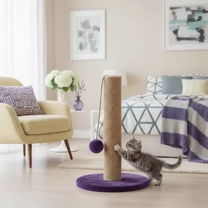 High-quality Amistar Purple Dream Classic Jute Cat Tree with 2 <b>Levels</b> Durable for Cats of All Breeds and Sizes - Product Image 3