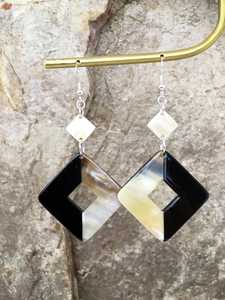 Boucles d'oreilles en corne de conception unique et meilleure forme carrée exigeante pour filles et femmes accessoires meilleur produit de qualité - Product Image 2