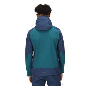 Veste d'extérieur imperméable à capuche amovible avec fermeture éclair pour homme toutes saisons Vestes parka coupe-vent pour homme en stock - Product Image 2