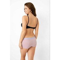 Calzones Boxer de Algodón Suave y Transpirable para Mujer, Elegantes, Deportivos, Antibacterianos, Ecológicos, Sin Costuras, Ligeros, Tejidos