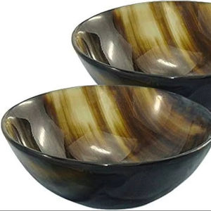 Bols de service jetables en corne de salade de fruits de meilleure qualité décoration intérieure finition naturelle couleur taille personnalisée utilisation pour les fêtes - Product Image 1