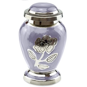 New Unique Designer Beautiful Metal American Style Biodegradable <b>Keepsake</b> Urn <b>Ashes</b> 3 Cubic Inch Capacity Small Cremation <b>Ash</b> - Product Image 5