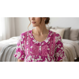 Camisón Corto Midi de TENCEL, Tela de Bambú de Lujo, Ultrasuave, Sedoso, Transpirable y Ecológico, Nuestro Más Cómodo - ODM - Product Image 2