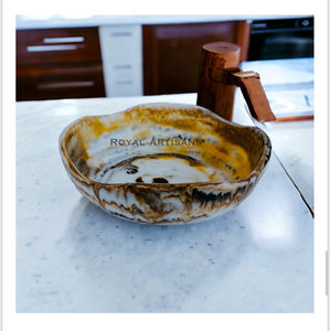 Juego de 50 Tazones para Servir Ensaladas y Frutas de Resina Pulida Personalizada de Estilo Europeo, Ecológicos y Fundidos a Presión, Regalos Empresariales de Royal Artisans - Product Image 1