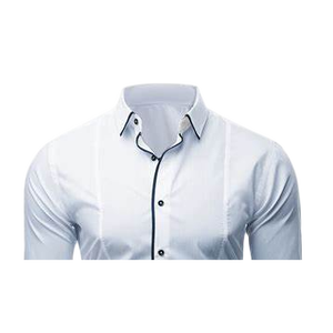 Camisa de Vestir Casual para Hombre, Manga Larga, Algodón y Poliéster, Camisa de Trabajo para Oficina, Camisetas al por Mayor - Product Image 3