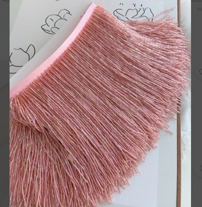 พู่ลูกปัดขอบผ้าลูกไม้5หลา/ล็อต - Product Image 2