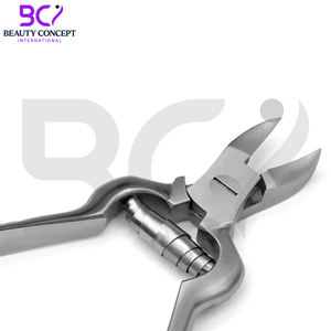 Coupe-ongles standard d'outils de pinces de podologie de catégorie médicale avec des coupeurs chirurgicaux d'acier inoxydable de ressort de baril - Product Image 2