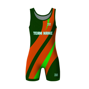 Camiseta de lucha libre para hombre de diseño personalizado, ropa deportiva informal con técnica de lavado, trajes de lucha sublimados al por mayor - Product Image 4
