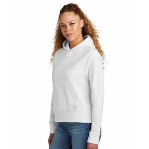 Sudadera con Capucha Deportiva Blanca para Mujer, 100% Algodón, Corte Holgado, Transpirable, para Invierno - Product Image 3
