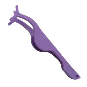 Pince à cils de volume personnalisée, outil de maquillage en acier inoxydable à pointe pointue, applicateur de cils - Product Image 1