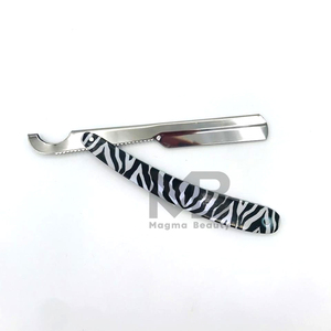Hot Sale High Quality Custom Imported Stainless Steel Single Barber Shaving Razor Straight <b>Edge</b> Face Bikini Underarm Body Men - Product Image 5