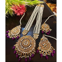 Offre Spéciale conceptions personnalisées 18K or mariage mariée indien Rajwari colliers boucles d'oreilles tour de cou casque ensembles de bijoux pour femmes en vrac