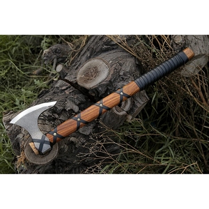 Hacha vikinga de acero al carbono de nuevo diseño de alta calidad para la venta hachas de acero al carbono para exteriores personalizadas de acero al carbono para exteriores - Product Image 1