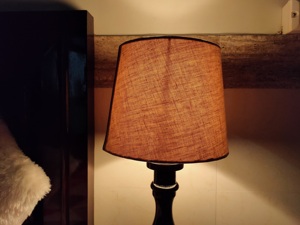 Modern Wooden <b>Table</b> Lamp With Pleated Shade Handmade Decor N Utility Craft Home Decoration - Product Image 3