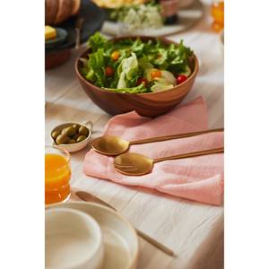 Ensemble de serveurs à salade en métal écologique et durable Ustensiles faits à la main pour les cadeaux d'affaires Cadeaux d'entreprise Utilisation dans la cuisine et la salle à manger - Product Image 3