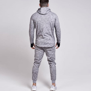 Nuevo diseño, venta al por mayor, chándales deportivos para hombres, primavera y otoño, tela de salud, montañismo juvenil, conjunto de chándal de 2 piezas para exteriores - Product Image 5