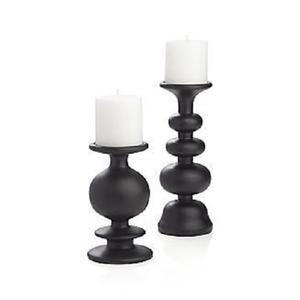 Bougeoir de décoration de salon au design classique bougeoir en métal de qualité deluxe lot de 2 bougeoirs - Product Image 1