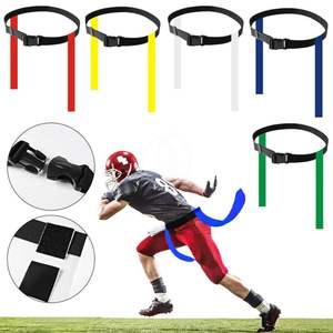 Cinturones de Bandera de Fútbol Americano con Logotipo Personalizado para Entrenamiento Atlético, Banderas Desmontables de Liberación Rápida para Deportes de Equipo y Escuelas - Product Image 3
