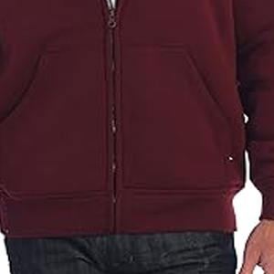 เสื้อมีฮู้ดของผู้ชายผ้าฝ้ายแบบสวมหัว, เสื้อมีฮู้ดระบายอากาศได้ดีโอเวอร์ไซส์ใส่เล่นกีฬา - Product Image 3