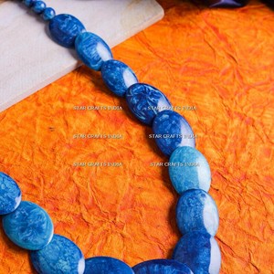 Comprar collar de resina roja de alta calidad joyería de moda para las mujeres de la India mirada de moda collar de resina hecha a mano - Product Image 6