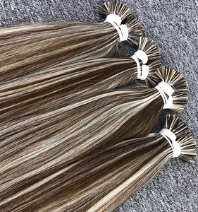 Venta caliente de calidad superior vietnamita cabello Remy I-Tip extensiones recto 60/4 mezcla de colores gran stock precio de fábrica de Vietnam - Product Image 2