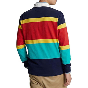 เสื้อโปโลรักบี้คอปกสีขาว แขนยาว เสื้อรักบี้ผู้ชาย สองสี คุณภาพดีที่สุด เสื้อโปโลรักบี้ผู้ชาย - Product Image 2