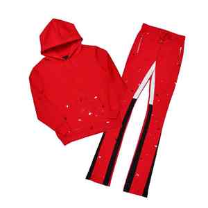 Survêtement à capuche imprimé personnalisé pour hommes en tissu polaire durable idéal pour la course à pied et les activités quotidiennes - Product Image 1