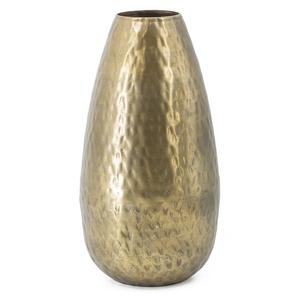 Florero de metal para decoración del hogar, una pieza central que combina la forma escultórica con la delicadeza contemporánea - Product Image 1