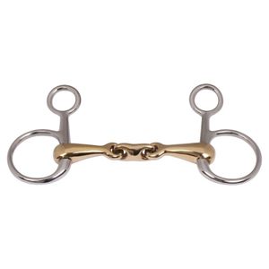Bit Baucher de 45 Grados con Enlace de Rodillo Doble KK, Mejillas con Vástago Curvo, Proveedor de Servicios Mayorista Ecuestre - Product Image 1