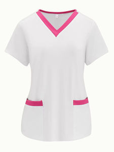 Uniformes Médicos de Poliéster/Rayón Resistentes y Transpirables para Personal de Enfermería, Uso Diario - Product Image 6