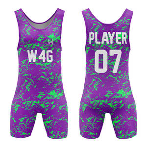 Singlet de lutte pour hommes de haute qualité respirant, taille plus 6XL, motif de sublimation imprimé avec logo personnalisé, drôle - Product Image 4