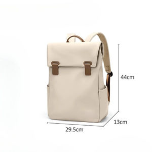Mochila Impermeable de Poliéster con Cierre, Simple, Elegante y Moderna, con Múltiples Compartimentos, Unisex, Hecha en Vietnam. - Product Image 6