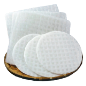 Feuilles de papier de riz vietnamien carrées et rondes, prêtes à l'exportation, qualité supérieure - Product Image 5