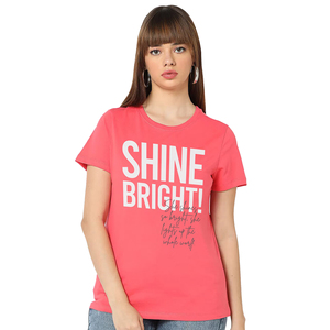 Top corto de lujo de alta calidad para mujer, camisetas con cuello redondo, estampado de algodón orgánico, talla grande, vaquero 3D, hueco a la moda - Product Image 3