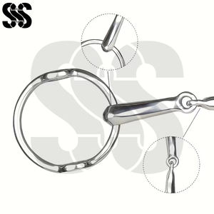 Brida de Acero Inoxidable Ajustable para Caballos, Cómoda para Montar y Entrenar, Duradera con Soporte Lateral Estable - Product Image 3