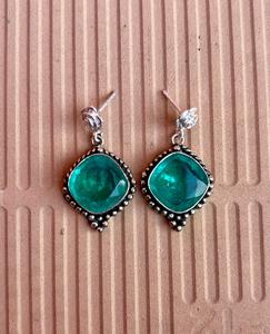 925 Sterling Silver Paraiba Tourmaline Handmade <b>Earring</b> <b>Beautiful</b> Women <b>Earring</b> . - Product Image 2
