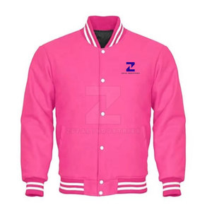 Veste de survêtement personnalisée pour équipe, col montant, devant, écologique, respirante, légère, veste d'hiver pour les sports de plein air, vêtements décontractés - Product Image 1