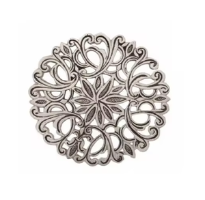 Stylish Design Handmade Silver Colored <b>Stainless</b> <b>Steel</b> <b>Trivet</b> With Round Shaped Hot Pots & Pans Holder At Reasonable Price - Product Image 6