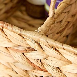 Water Hyacinth Kitchen Storage Utility Basket Handmade Storage Basket Wholesale eco-friendly Made in Vietnam - Product Image 4