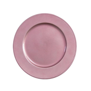 WEDDING DECORATION ROUND SHAPE COPPER PLATED HAMMERED CHARGER PLATE, ROSE GOLD CHARGER PLATES - Product Image 2