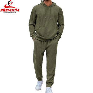 Survêtement personnalisé à bas prix pour hommes Ensemble de survêtement de jogging deux pièces Ensemble de survêtement de style dernier cri - Product Image 5